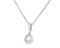 Collana Bluamante Donna in Argento Perla BCN504AD
